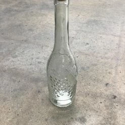 Something Blue Wedding Bottle Glass/Cork Clear Size 12" CONTAINER