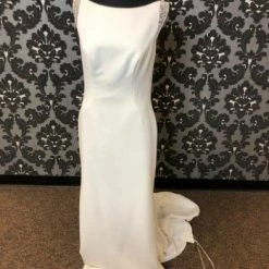 Outlet Something Blue Store 31 Something Blue Maggie Sottero MS7MC923 Wedding Dress Crepe Ivory Size 10 Sheath