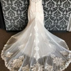 Something Blue Stella York 6814CR Wedding Dress Lace/Tulle Champagne/Ivory WEDDING DRESSES