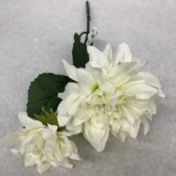 Something Blue DECOR The Bloom Room Dahlia Floral White/Green Size 15" FLORAL