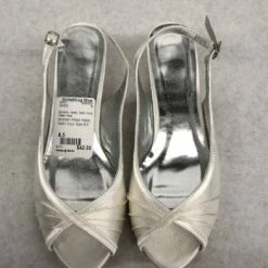 Something Blue Women Heels Satin Ivory Size 8.5 SHOES