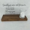 Something Blue Sign Size 4pc Wood/Glass Brown/Black SIGNS