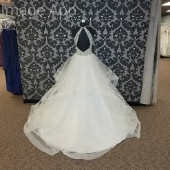 Something Blue Casablanca BL328 Andi Wedding Dress Horsehair/Beaded AS IS LOOSE BEADING