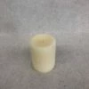 Something Blue Pillar Candle Size 4" Wax Ivory CANDLES