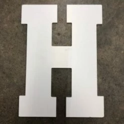 Something Blue Artminds Letter Wood Whte Size 9.5" X 13" SIGNS