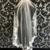 Something Blue JL Johnson Veil Tulle Ivory Lace VEILS