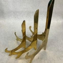 Something Blue Gold Brass Easel Size 11"x5.5"