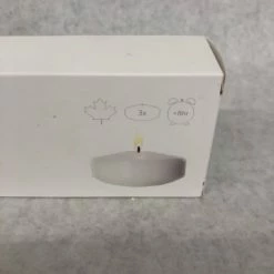 Something Blue Floating Candles Size 3ct Wax Periwinkle CANDLES