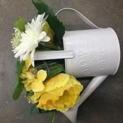 Something Blue Wedding Ashland Floral Arrangement Metal/Floral White/yellow CENTERPIECES DECOR