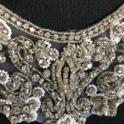 Something Blue 6060 Women's Straps Beaded Ivory/Silver Straps