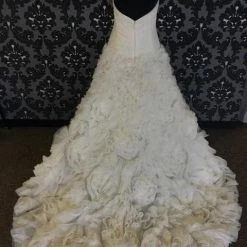 Something Blue Wedding Size 14 Prosecco Wtoo Tulle Strapless Dropwaist/Ballgown WEDDING DRESSES