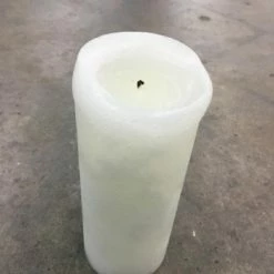 Something Blue Wedding Pillar Candle Wax White Size 7" CANDLES
