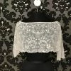 Something Blue NEW ARRIVALS Davids Bridal CMB518 Jackets Beaded Ivory & Silver Size 12 Jacket ACCESSORIES