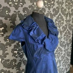 Something Blue Adrianna Papell Formal Taffeta Navy Size 14 FORMAL DRESSES FORMAL/MOTHER'S DRESSES
