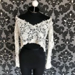 Something Blue Martina Liana Size 16 Ivory Lace Sleeves Jackets NEW ARRIVALS