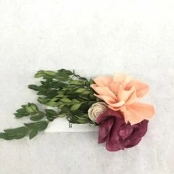 Something Blue Sola Flowers Pew Accents Floral/Greenery Green/Blue/Orange/Blush/Burgundy FLORAL