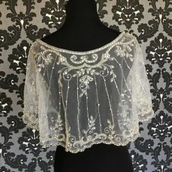 Something Blue NEW ARRIVALS Accessories Tulle Ivory & Silver Straps ACCESSORIES