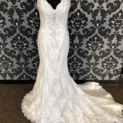 Something Blue Kenneth Winston KANDACE 1621 Women's Wedding Dress Lace Ivory Size 12