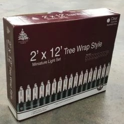 Size 2' X12' Clear Enchanted Forest LIGHTS