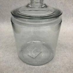 Something Blue DECOR Anchor Hocking Glass Corp. Jar Glass Clear Size 2pc CONTAINER