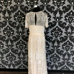 Something Blue BHLDN Formal Size 14 Beaded Almond/ivory FORMAL/MOTHER'S DRESSES