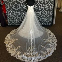 Something Blue WEDDING DRESSES Kenneth Winston KOURTNEY 1775 Women's Wedding Dress Lace Ivory/Champagne 14 Something Blue WEDDING DRESSES Kenneth Winston KOURTNEY 1775 Women's Wedding Dress Lace Ivory/Champagne