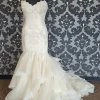 Something Blue WEDDING DRESSES Size 14 Champagne Maggie Sottero Lace Mermaid