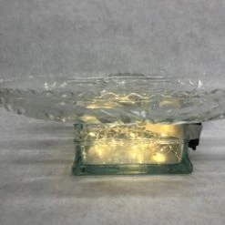 Something Blue DECOR Cake Stand Glass Clear Size 5