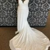 Something Blue Mori Lee By Madeline Gardner Size 24W Ivory Chiffon Sleeveless A-line WEDDING DRESSES