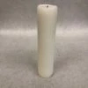Something Blue DECOR Pillar Candle Wax Ivory Size 8" CANDLES
