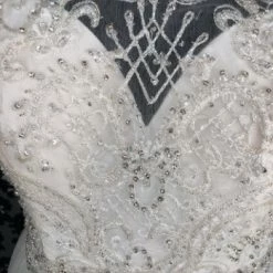 Something Blue Mori Lee Leilani Women Wedding Dress Tulle Ivory Size 12 Beaded WEDDING DRESSES