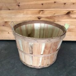 Something Blue DECOR Pick Up Only Basket Wood Beige Size 12" X 18" CONTAINER