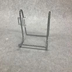 Something Blue DECOR Easel Twisted Metal Silver Size 4"x3.5" SIGNS