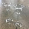 DECOR 6" Clear Glass Studio Nova Candleholder