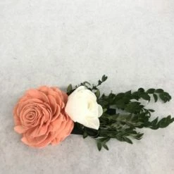 Something Blue Sola Flowers Pew Accents Floral/Greenery Green/Blue/Orange/Blush/Burgundy FLORAL