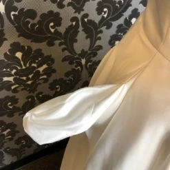 Something Blue Stella York 9240 Wedding Dress Size 20 Crepe Ivory Sleeveless A-line Deep V