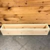 Something Blue Wood Trug Wood Unfinished Size 30"x5.5" WOOD DECOR