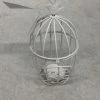 Something Blue Studio Decor Birdcage Metal Ivory Size 6" LANTERNS/BIRDCAGES