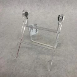 Something Blue DECOR Easel Silicone/Plastic White/Clear Size 4.5" SIGNS