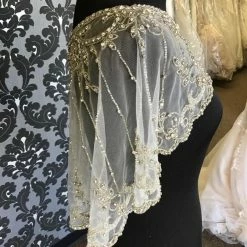 Something Blue NEW ARRIVALS Accessories Tulle Ivory & Silver Straps ACCESSORIES