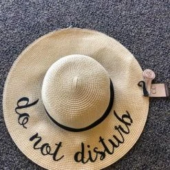 Something Blue CC ST-2017 Floppy Sun Hat Straw