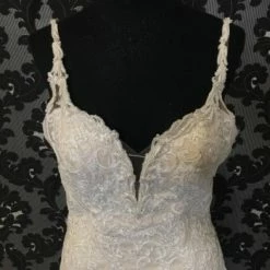 Something Blue Martina Liana MASON 744 Women's Wedding Dress Lace Sand/Ivory Size 10 WEDDING DRESSES