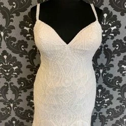 Something Blue Allure Bridal Disney "Pocahontas" Size 20 Sleeveless Lace Fit & Flare WEDDING DRESSES