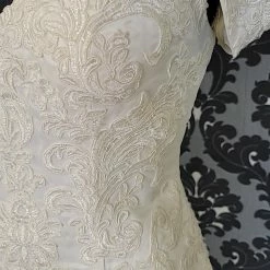 Something Blue Stella York SABRINA 6496 Women's Wedding Dress Lace Ivory Size 12 Sheath WEDDING DRESSES
