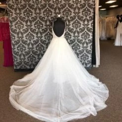 Something Blue Allure 9707T Women Wedding Dress Beads/Tulle Ivory Size 12 WEDDING DRESSES