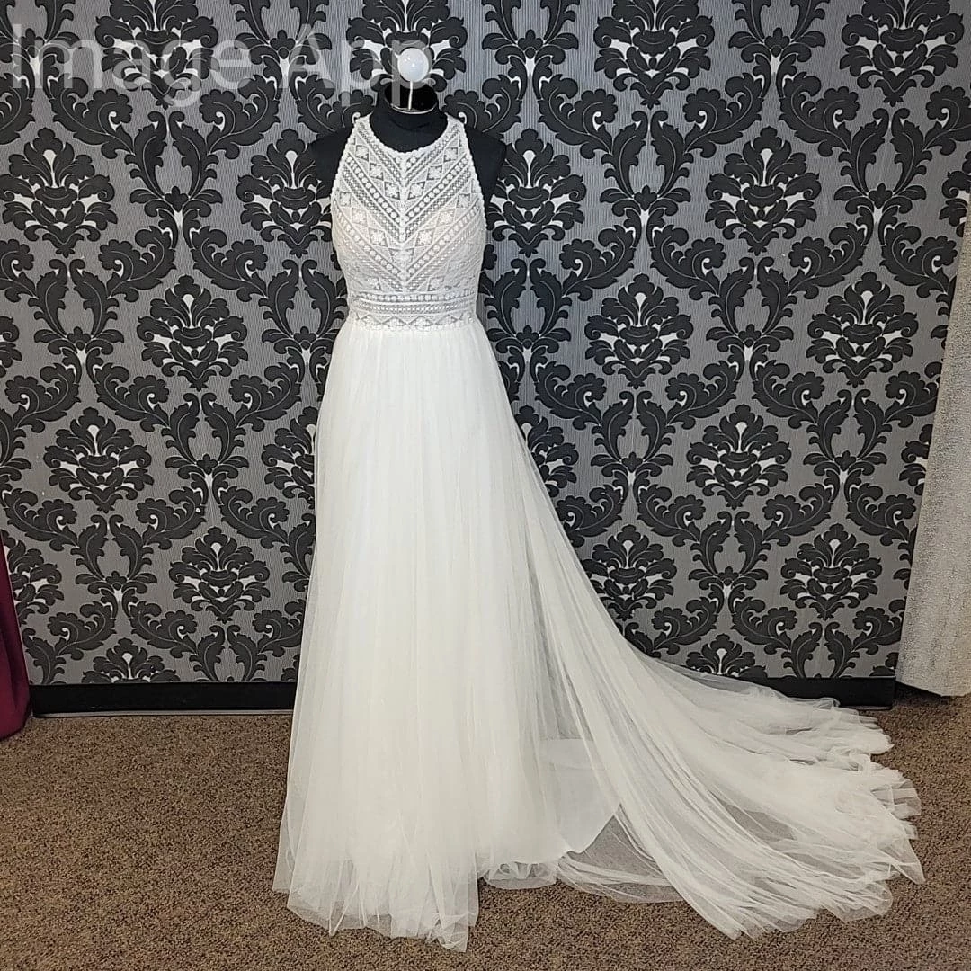 Something Blue Stella York 6971ZZ Women's Wedding Dress Embroidered Lace Ivory 3 Something Blue Stella York 6971ZZ Women's Wedding Dress Embroidered Lace Ivory