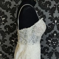 Something Blue WEDDING DRESSES Stella York 6867 Wedding Dress Size 14 Lace/Tulle Ivory Sleeveless