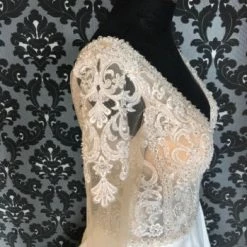 Something Blue Allure Bridal 9614 Women's Wedding Dress Satin/Beaded Ivory WEDDING DRESSES