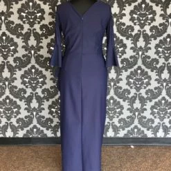 Something Blue FORMAL/MOTHER'S DRESSES Alex Evenings Formal Size 16 Spandex Navy