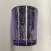 Something Blue Votive Holder Size 2.5" Mercury Glass Purple CANDLES DECOR